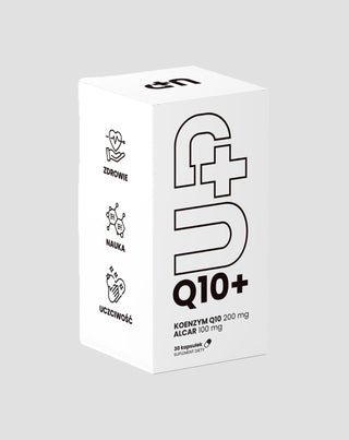 UP Q10+ Coenzyme Q10 avec Supplément d’acétyl-L-Carnitine 30 Gélules UP Health Pharma - 1