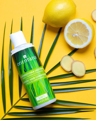 Conditionneur ayurvédique pour cheveux au gingembre et à la citronnelle Orientana