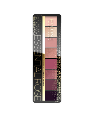 Palette d'ombres à paupières 8 couleurs dans les tons beige et rose Essential Rose Eveline