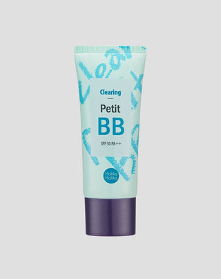 Crème BB nettoyante avec filtre SPF30 Clearing Petit à l'extrait d'huile d'arbre à thé pour peau mixte et grasse Holika Holika - 1