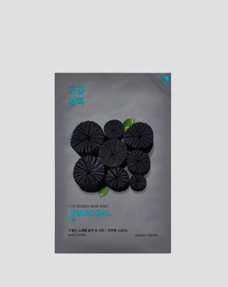 Masque en tissu de coton à l’extrait de carbone Pure Essence Holika Holika - 1