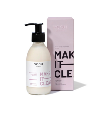 Emulsion nettoyante naturelle pour le visage Make it clear Veoli Botanica