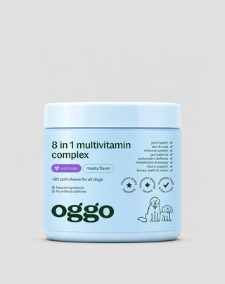 Multivitamine pour chien 8 en 1 pour l'immunité, le pelage et la vitalité Oggo 180 g - 1