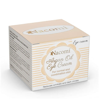 Crème contour des yeux à l’huile d’argan marocaine et à l’huile de pépins de raisin Nacomi