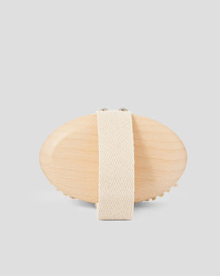 Brosse de massage à sec pour le corps en bois naturel et fibre d'agave n° 1 Hhuumm