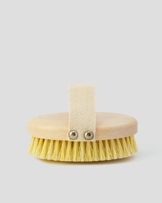 Brosse de massage à sec pour le corps en bois naturel et fibre d'agave n° 1 Hhuumm