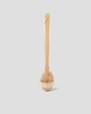 Brosse de massage corporel avec fibre d’agave en bois de hêtre et avec manche détachable n° 2 Hhuumm