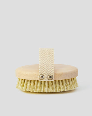 Brosse de massage à sec pour le corps avec bande en fibre d'agave n° 3 Hhuumm