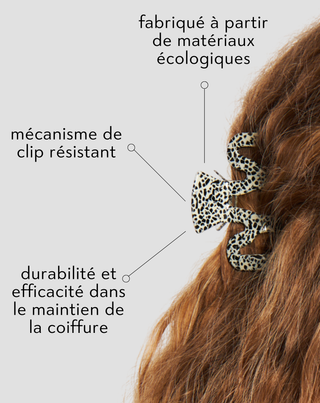 Set de 2 pinces à cheveux - perles et noires de Twisty - 3