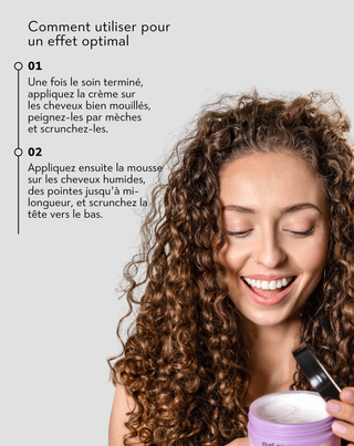 Coffret Twisty mousse + crème pour cheveux bouclés et ondulés - 4