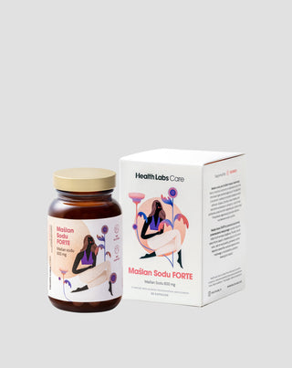 Butyrate de sodium Forte 600mg denrées alimentaires destinées à des fins médicales spéciales Health Labs Care 60 gélules - 1