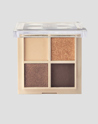 Palette de quatre ombres à paupières métalliques palette vibrante quotidienne Paese - 1