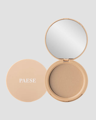 Poudre compacte illuminante et opaque pour le visage couleur 1C beige chaud Illuminating Paese - 1