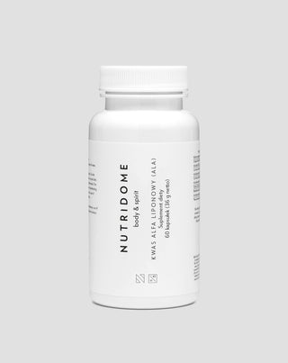 Alpha Lipoic Acid ALA supportant le métabolisme du glucose Nutridome dietary supplement 60 pcs.