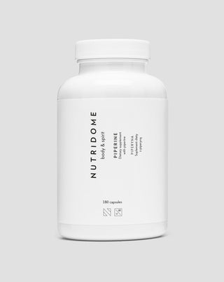 Comprimés de pipérine pour une meilleure digestion afin de favoriser la perte de poids Pipérine Nutridome 180 gélules - 1
