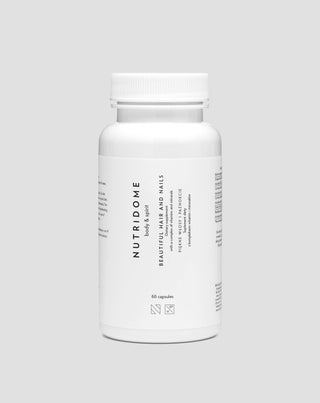 Complément alimentaire à la prêle Nutridome pour de beaux cheveux et ongles – 60 gélules - 1