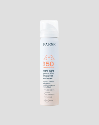 Brume de protection ultra-légère pour le maquillage avec écran solaire SPF50 de Paese - 1