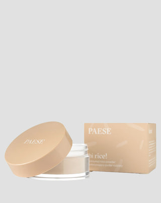 Poudre de riz en vrac fixatrice et matifiante couleur beige clair Hi Rice Paese - 4