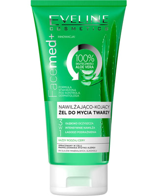 Gel nettoyant visage hydratant et apaisant à l’aloe vera 3en1 Eveline