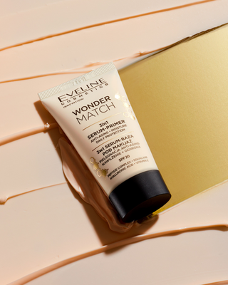 Sérum de base de maquillage 3 en 1 Wonder Match SPF20 aux peptides et au squalane Eveline
