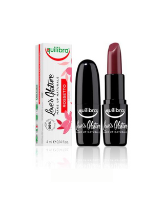 Loves Nature - Rouge à lèvres naturel couleur amarante rouge Equilibra