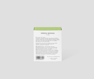 Lentilles de contact de couleur verte avec bandes argentées green moons n° 3 Ovio