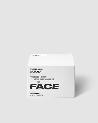 Crème anti-rides aux probiotiques Derm Good pour les peaux de plus de 40 ans