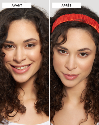 Bandeau en soie rouge, 100% naturelle - Twisty - 3