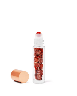 Flacon avec cristaux pour huile – jaspe rouge Crystallove