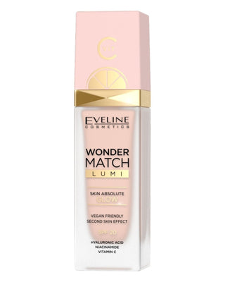 Fond de teint illuminant Wonder Match Lumi no 05 clair Eveline - 1