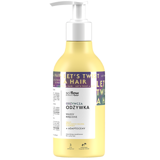 Conditionneur pour cheveux bouclés au parfum de melon mûr et d'aloe vera so!flow