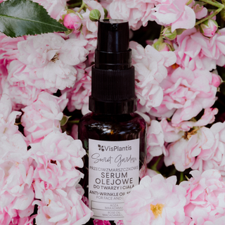 Huile de rose pour le visage et le corps enrichie en huile de macadamia Vis Plantis