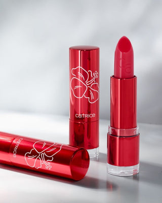 Rouge à lèvres à l'huile de canneberge et d'hibiscus Wild Hibiscus Glow Lip Balm 010 Catrice