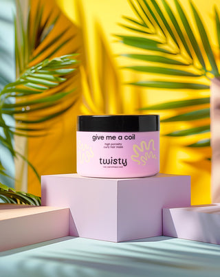 Masque pour cheveux bouclés très poreux au beurre de karité et à l'huile de chanvre - Twisty - 6