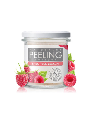 Gommage naturel au sucre de framboise et au beurre de karité pour les peaux ternes E-Fiore
