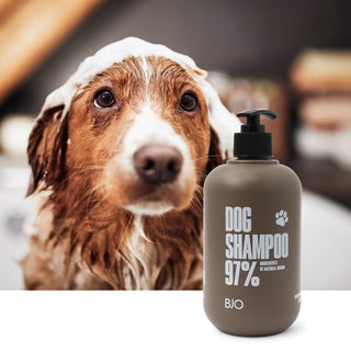 Shampooing pour chien aux extraits naturels et au complexe d'acides aminés pour tous les types de pelage Bjo