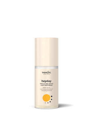 Sérum nourrissant et illuminant pour le visage, avec des antioxydants et de la triple vitamine C Heyday 30 ml Resibo