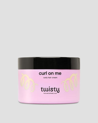 Crème pour cheveux bouclés à base d'extraits de graines de lin et d'avoine - Twisty - 1