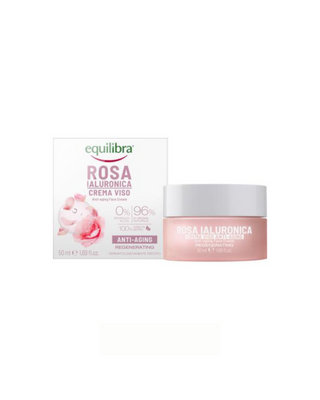 Crème anti-rides à la rose avec acide hyaluronique Rosa Equilibra - 1