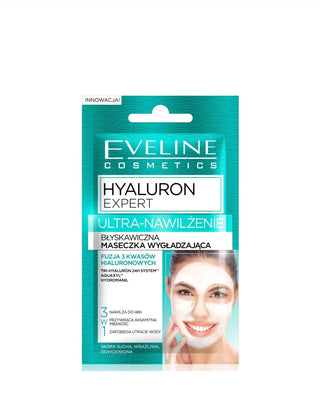 Masque lissant instantané 3 en 1 Hyaluron Clinic Eveline