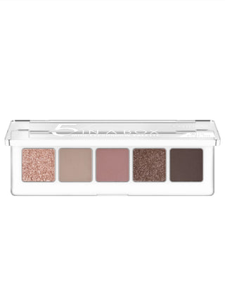 Palette d'ombres 5 In A Box Mini Eyeshadow Palette couleur Soft Rose Look 020 Catrice
