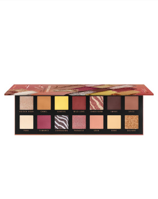 Palette de ombres à paupières Pro Desert Romance Slim Eyeshadow Palette couleurs Destination Love 010 Catrice