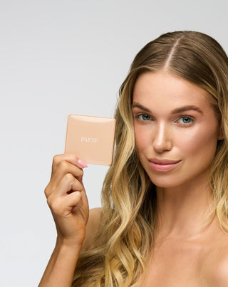 Bronzant pressé Selfglow 02 Warm avec ingrédients actifs pour le contournement du visage Paese - 3