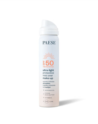 Brume de protection ultra-légère pour le maquillage avec écran solaire SPF50 de Paese - 2