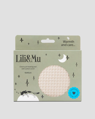 Noyau de cerise thermofor pour enfants et adultes housse 100% coton Lili&Mu - 1