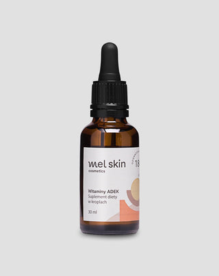 Vitamines ADEK en gouttes pour l’immunité, le métabolisme du fer et la bonne santé de la peau et des muqueuses Mel Skin - 1