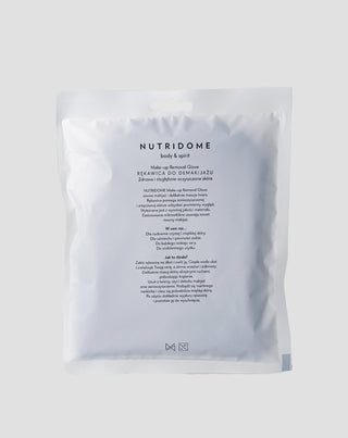 Gant démaquillant microfibres Nutridome pour tous types de peau