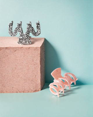 Set de 2 pinces à cheveux - roses et marbrées de Twisty - 6