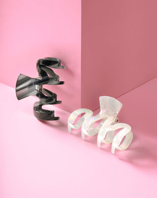 Set de 2 pinces à cheveux - perles et noires de Twisty - 6