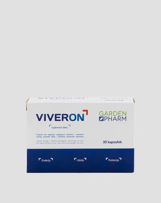 Gélules Viveron GardenPharm stimulant la libido et la performance sexuelle au ginseng et au macis 30 gélules - 1
